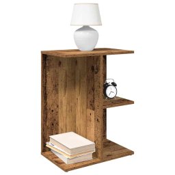 Noptiere 2 buc Lemn vechi 46,5x29x61 cm Lemn prelucrat GartenMobel Dekor