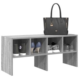 Suport pantofi stivuibil, gri Sonoma 89,5x30x40 cm GartenMobel Dekor