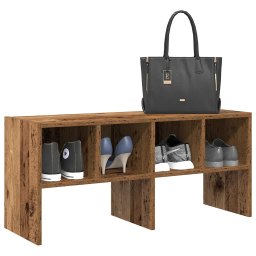 Suport pantofi stivuibil din lemn vechi 89,5x30x40 cm GartenMobel Dekor