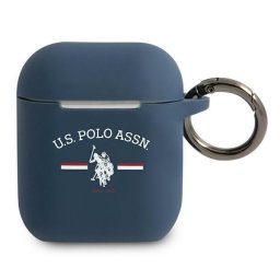 Husă U.S. Polo Assn. pentru AirPods 1/2 – Albastru