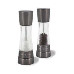 Cole&Mason DERWENT set 2 râșnițe sare și piper, 19 cm, antracit