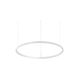 Ideal Lux - Lustră LED suspendată pe cablu ORACLE SLIM, 40 W, 230 V, 3000 K, Ø 70 cm, albă