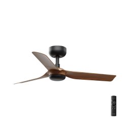 Ventilator de tavan FARO 33823 MINI PUNT S maro/negru d. 90 cm + telecomandă