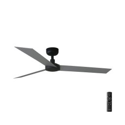 Ventilator de tavan FARO 34286 CRUISER L negru d. 132 cm + telecomandă