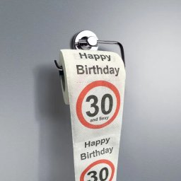 Hartie igienica amuzanta Aniversare 30 de ani