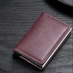 Portofel Antifrauda Compact Maro