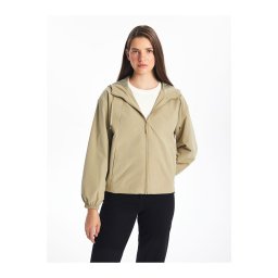 LC Waikiki Lw - Women's Hooded Plain Raincoat