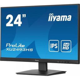 Monitor IPS LED Iiyama 23.8" XU2493HS-B6, Full HD (1920 x 1080), HDMI, DisplayPort, Boxe, 100 Hz, 0.5 ms, Negru