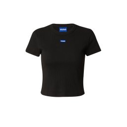 HUGO Tricou albastru / negru / alb