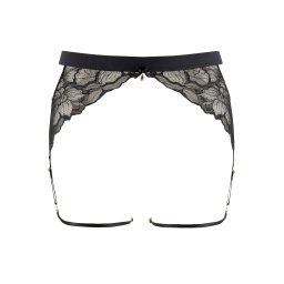 LASCANA Suport de ștrampi 'Garter' negru