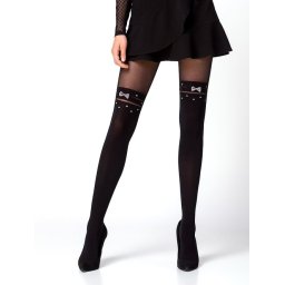 Ciorapi cu model fundita si imitatie jambiere Knittex Catwalk 50 den