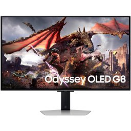 Monitor LED Smart Odyssey OLED G8 G80SD LS32DG802SUXDU 32" UHD QD-OLED 0.03ms 240Hz HDR FreeSync Premium Pro Argintiu