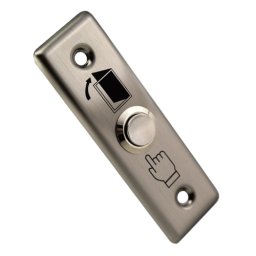 Buton de iesire NO/NC, incastrabil, din inox CSB-28D