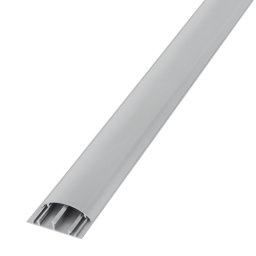Canal cablu pardoseala cu capac, 2m - DLX PVCO-520-12