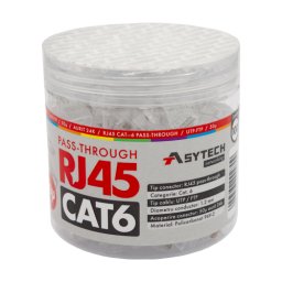 Mufa RJ-45 UTP Cat.6 EZ Passthrough, 50µ (100 buc) RJ45-CAT6-EZ-50U-JAR