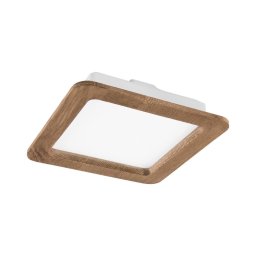 Corp de iluminat LED încastrat WOODY SPOT LED/17W/230V 3000K nuc 18,5x18,5 cm