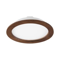Corp de iluminat încastrat WOODY SPOT LED/23,5W/230V 4000K cireș ø 23,5 cm