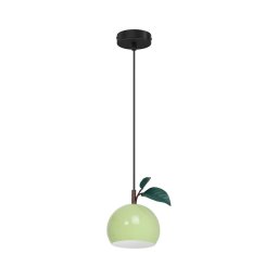 Lustră pe cablu APPLE 1xE27/15W/230V verde