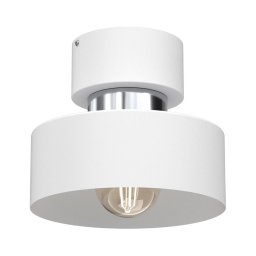 Plafonieră MARTI 1xE27/15W/230V alb/crom