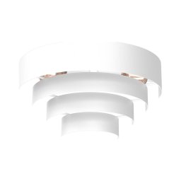 Aplică RINGS 2xE27/15W/230V alb