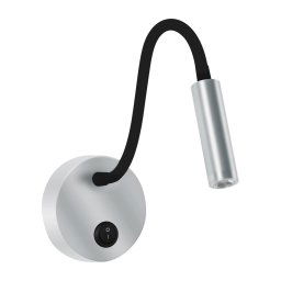 Lampă LED flexibilă de perete Brilagi MAYA LED/3W/230V 4000K argintiu