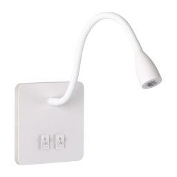 Lampă LED flexibilă de perete Brilagi MAYA Double LED/4W/230V + LED/3W alb