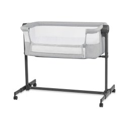 Pătuț pentru bebeluși KINDERKRAFT NESTE UP 2 gri deschis