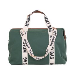 Geantă de înfășat Childhome MOMMY BAG verde