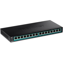 Switch 16 porturi Gigabit PoE PoE+ 120W - TRENDnet TPE-TG161H