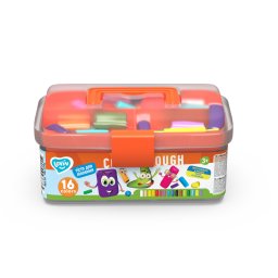 Set plastilina si accesorii pentru modelaj lovin - 16 culori