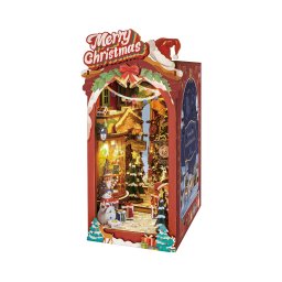 Puzzle 3D, Cotor de carte DIY, Strada de Craciun, 289 piese