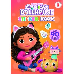 Carte cu abtibilduri reutilizabile - Gabby's Dollhouse