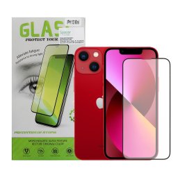 FOLIE STICLA Spacer pentru Iphone 13 Mini, grosime 0.3mm, acoperire totala ecran, strat special anti-ulei si anti-amprenta, Tempered Glass, sticla 9D, duritate 9H "SPPG-AP-IP13M-TG