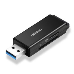 Card reader USB catre card SD/TF, 5Gbps Negru