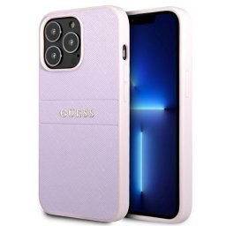 Husa Husa telefon Guess pentru iPhone 13 Pro, Saffiano, Pieleecologica, Mov