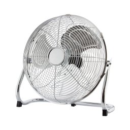 Ventilator de podea, 45 cm, 3 viteze, crom, 140W