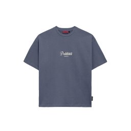 Prohibited Tricou 'Garment' gri închis / alb