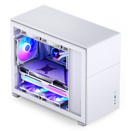 Carcasa Jonsbo D31 Micro-ATX Case Tempered Glass Alb
