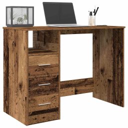 Birou, lemn vechi, 102x76x50 cm, lemn prelucrat GartenMobel Dekor