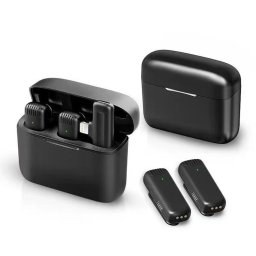 Microfon Microfon Lavaliera fara Fir, Mufa Lightning (set 2) - Techsuit (LW3) - Black