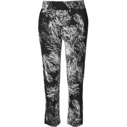 Urban Classics Pantaloni negru / alb