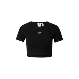 ADIDAS ORIGINALS Tricou 'Ess' negru / alb