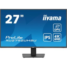 Monitor IPS LED Iiyama 27" XU2792UHSU-B6, UHD (3840 x 2160), HDMI, DisplayPort, Boxe, Negru