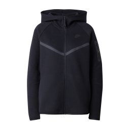 Nike Sportswear Hanorac 'TECH FLEECE 2' gri închis / negru