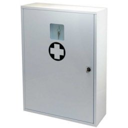 Trusa metalica de prim ajutor, de perete, cu cheie, 60 x 45 x 16
