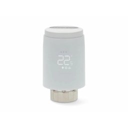 cap termostat smart pentru radiator nedis, 2x aa, lcd, android / ios, zigbee 3.0