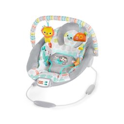 Balansoar cu vibrații și sunete pentru bebeluși WHIMSICAL WILD Bright Starts