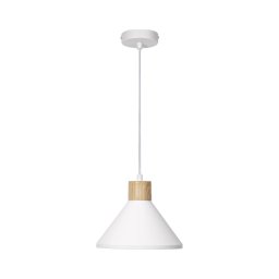 Lustră pe cablu Ledvance DECOR ipsos 1xE27/25W/230V d. 22 cm ipsos alb