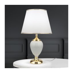 Lampă de masă Orion LA 4-1229 OVUM 1xE27/40W/230V 48 cm ceramică alb/auriu