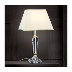 Orion LA 4-1201 - Lampă de cristal de masă VERONIQUE 1xE27/60W/230V crem/auriu